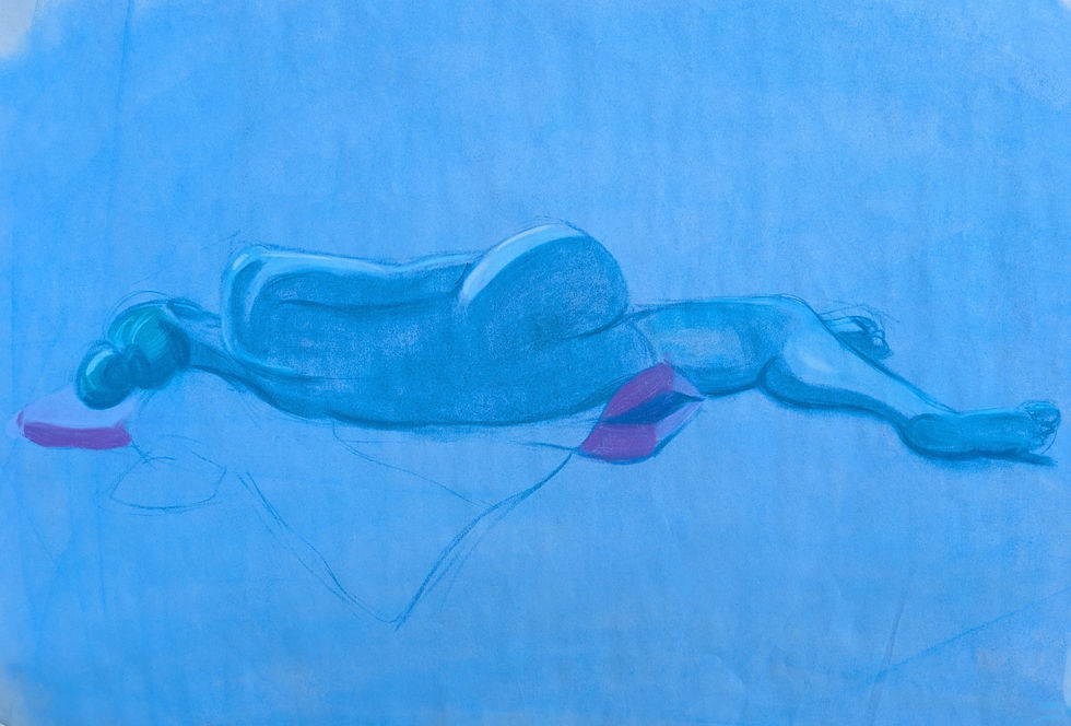 Blue Behind