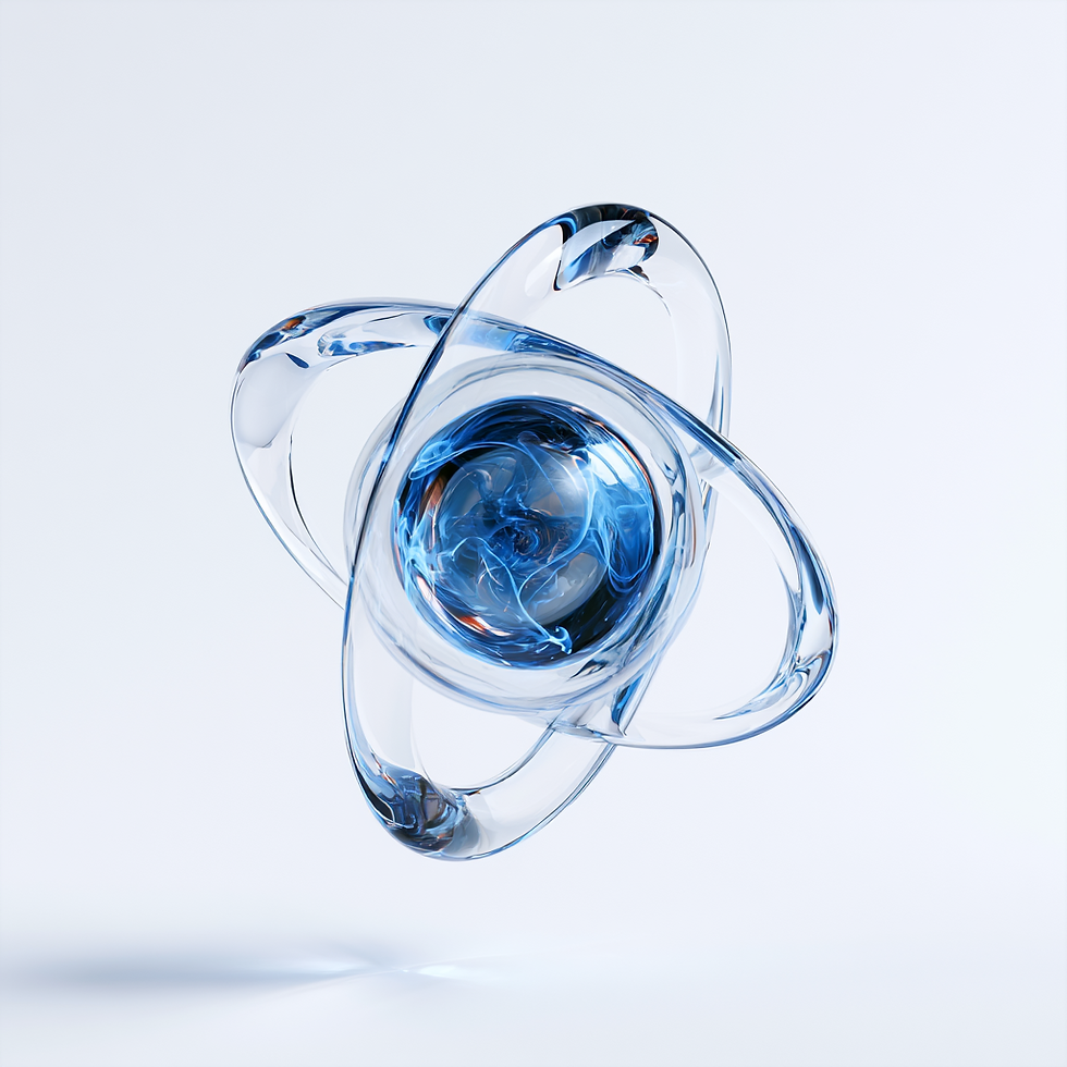 radiopoleartois_Elegant_3D_atom_composed_of_translucent_glass_72183669-6e82-4879-9d6b-719c