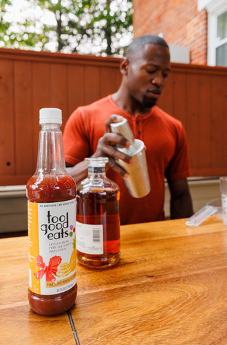 Pineapple Hibiscus Ginger Artisan Drink Mixer | Too Good Eats