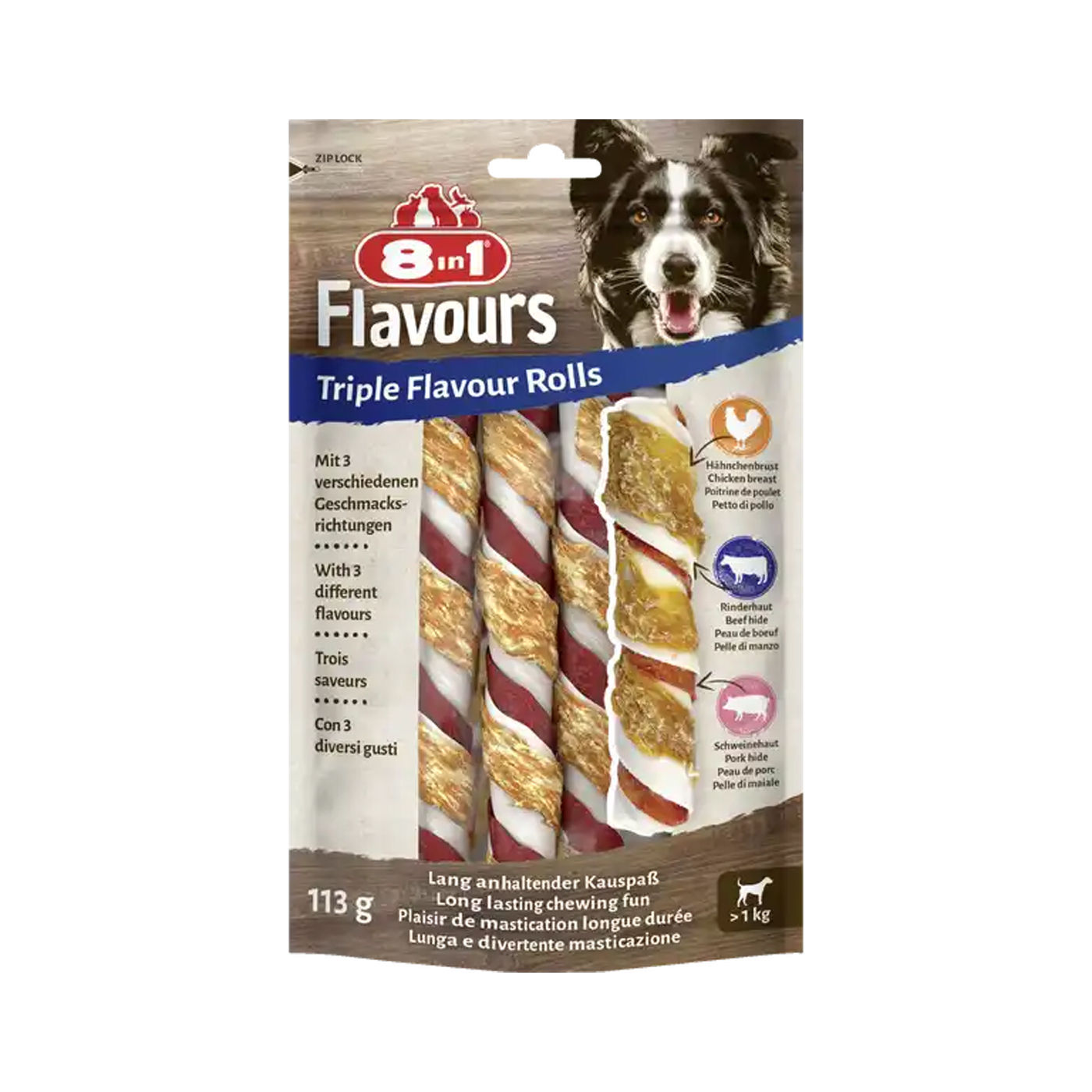 8IN1 TRIPLE FLAVOUR ROOLS