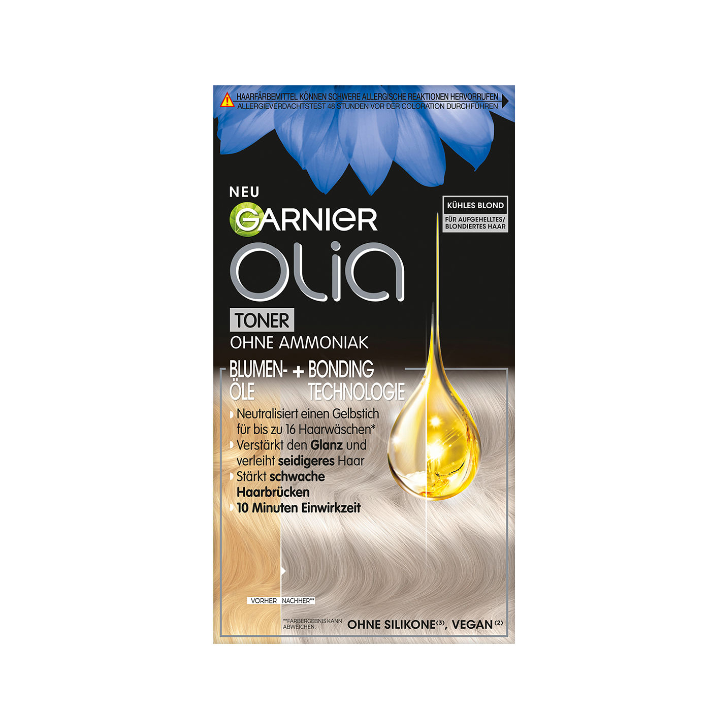 GARNIER OLIA TONER 9.1 KÜHLES BLOND