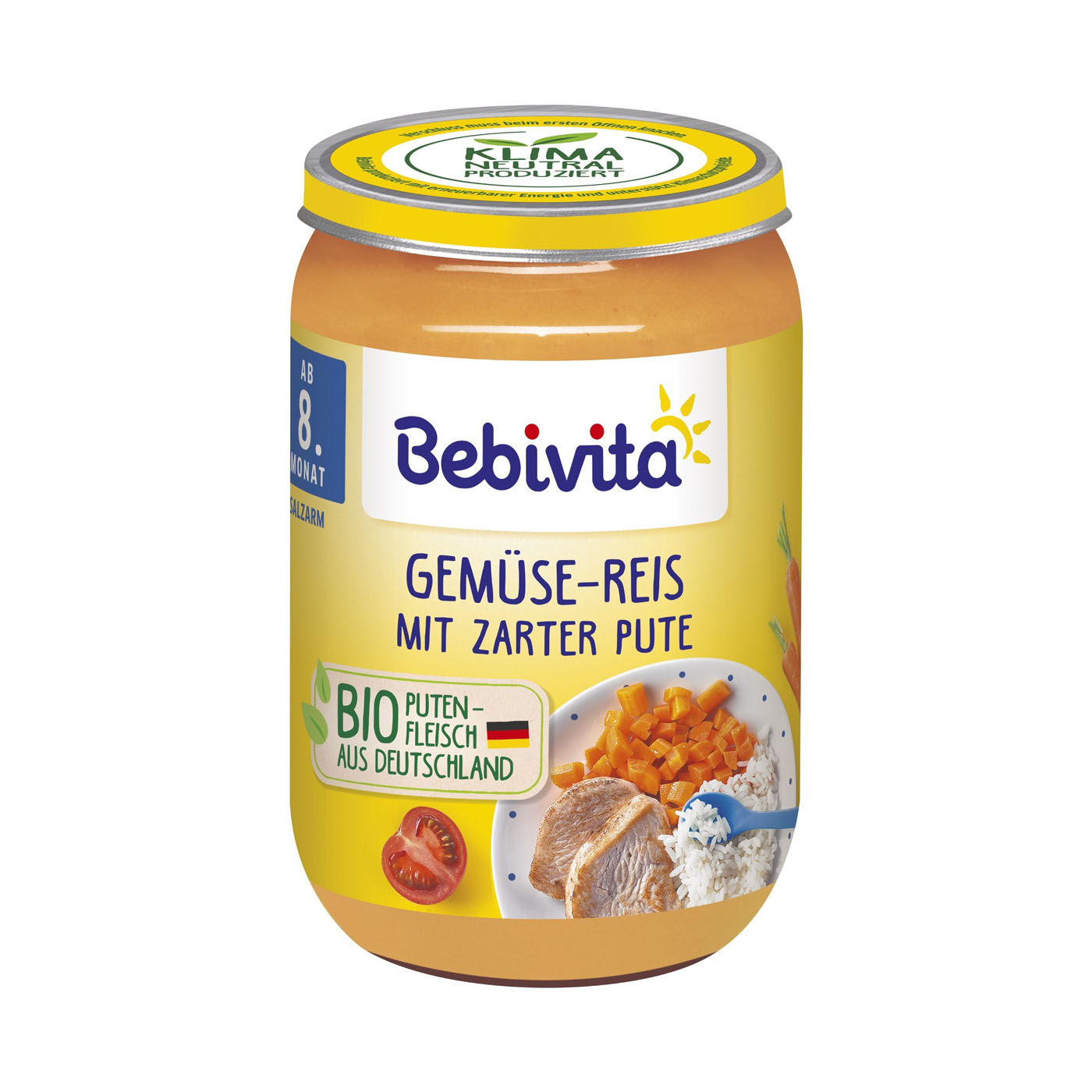 BEBIV.220G GEMÜSE REIS PUTE 8M