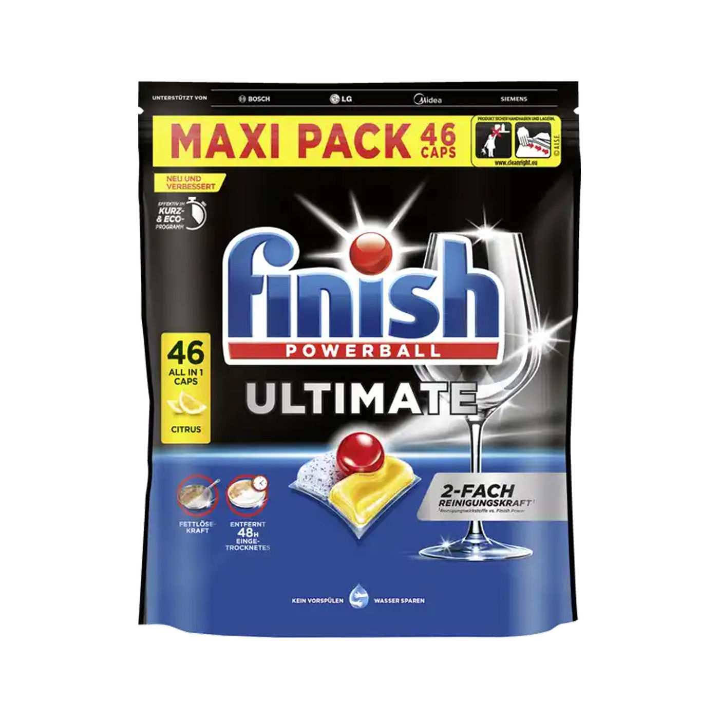 FINISH ULTIMATE CITRUS 46 CAPS