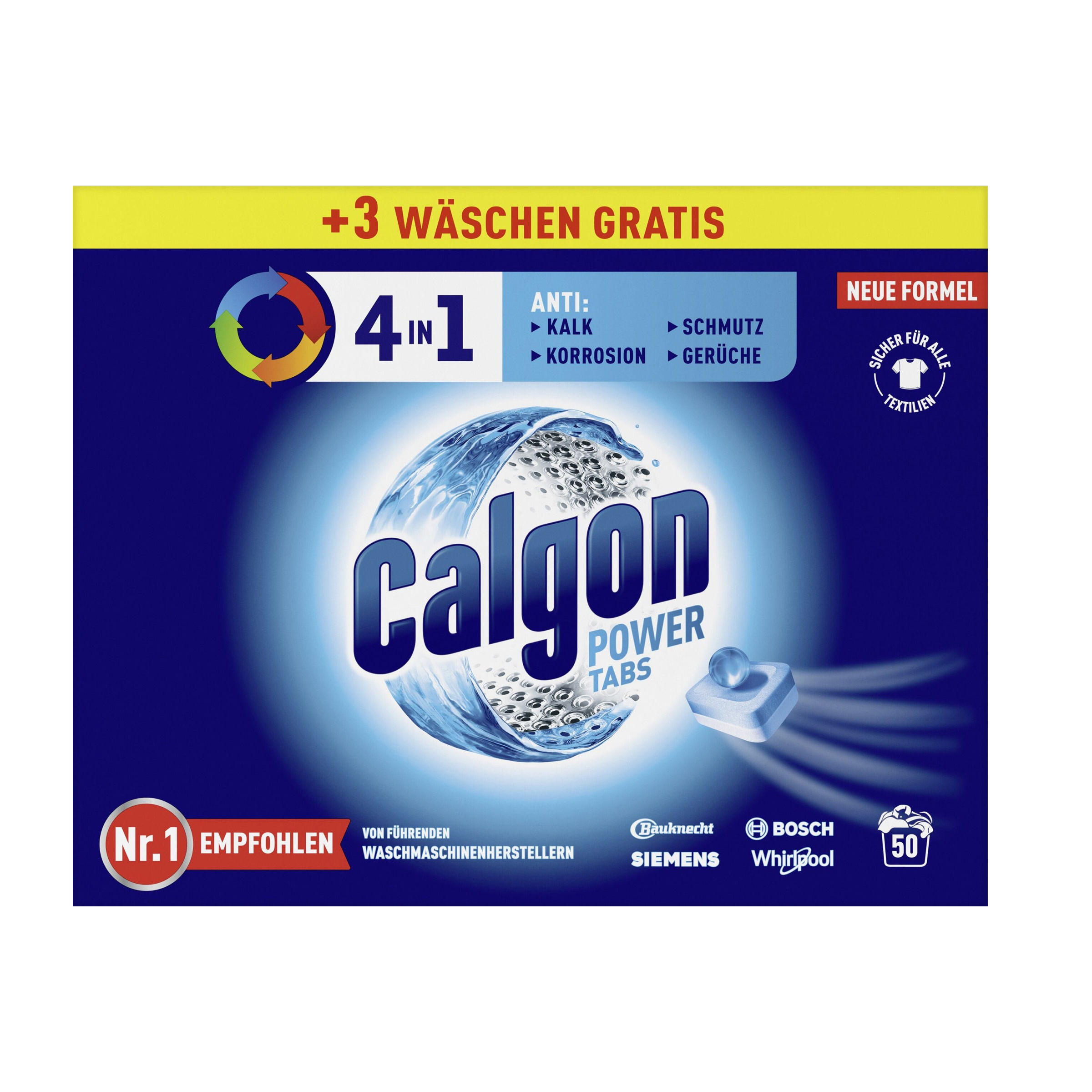 CALGON 4IN1 TABS 50 WL