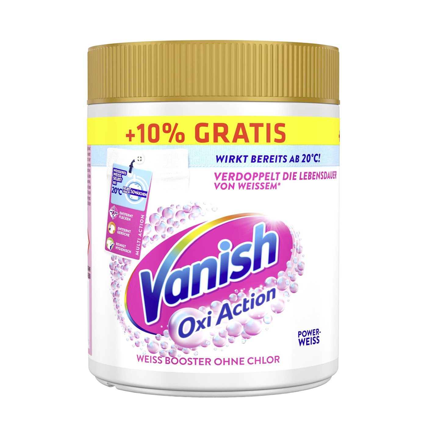 VANISH OXI ACTION PULVER WEISS