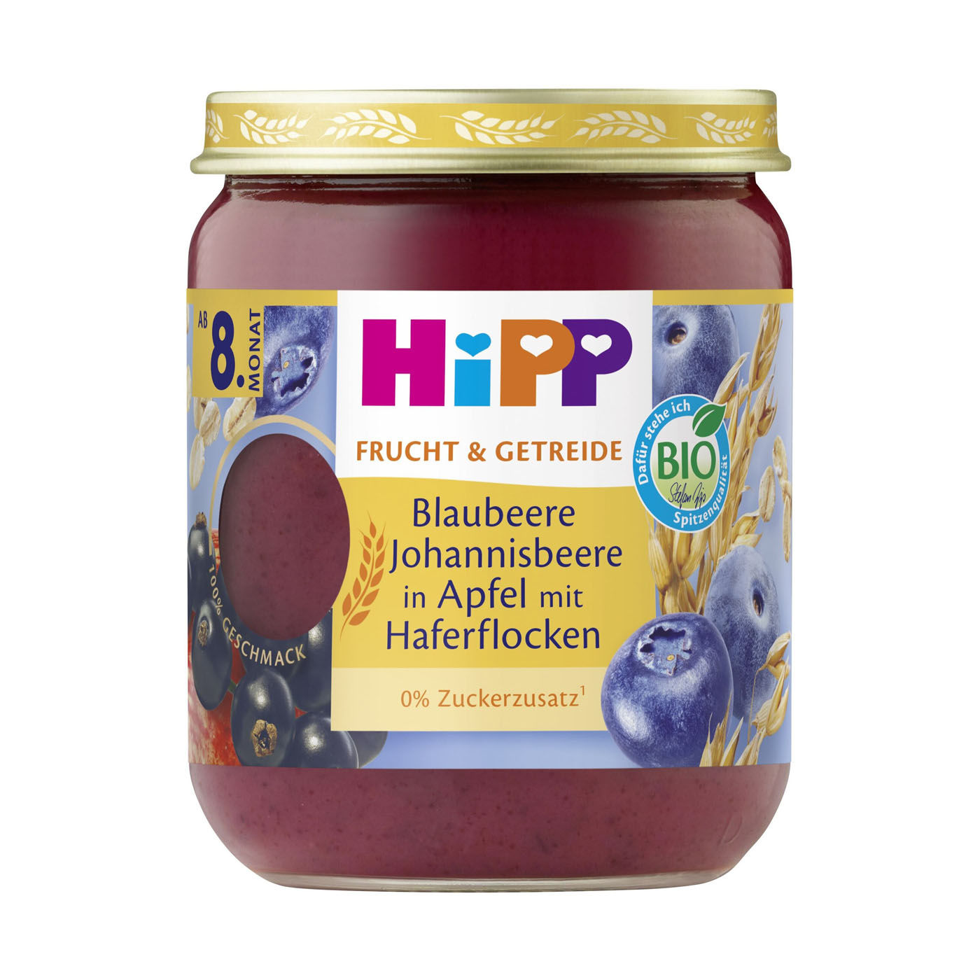 HIPP FRÜ&GETR 160G BLAUBEERE J