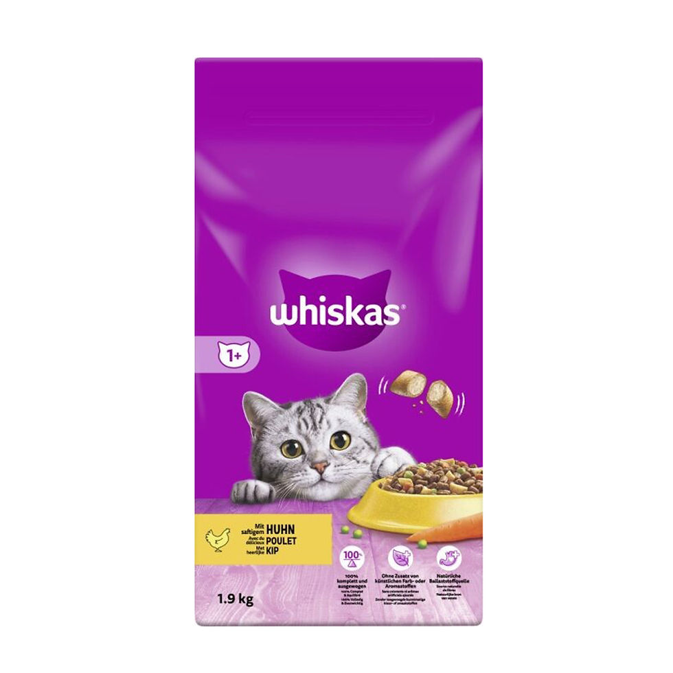 WHISKAS TROCKEN 1+ HUHN 1,9KG