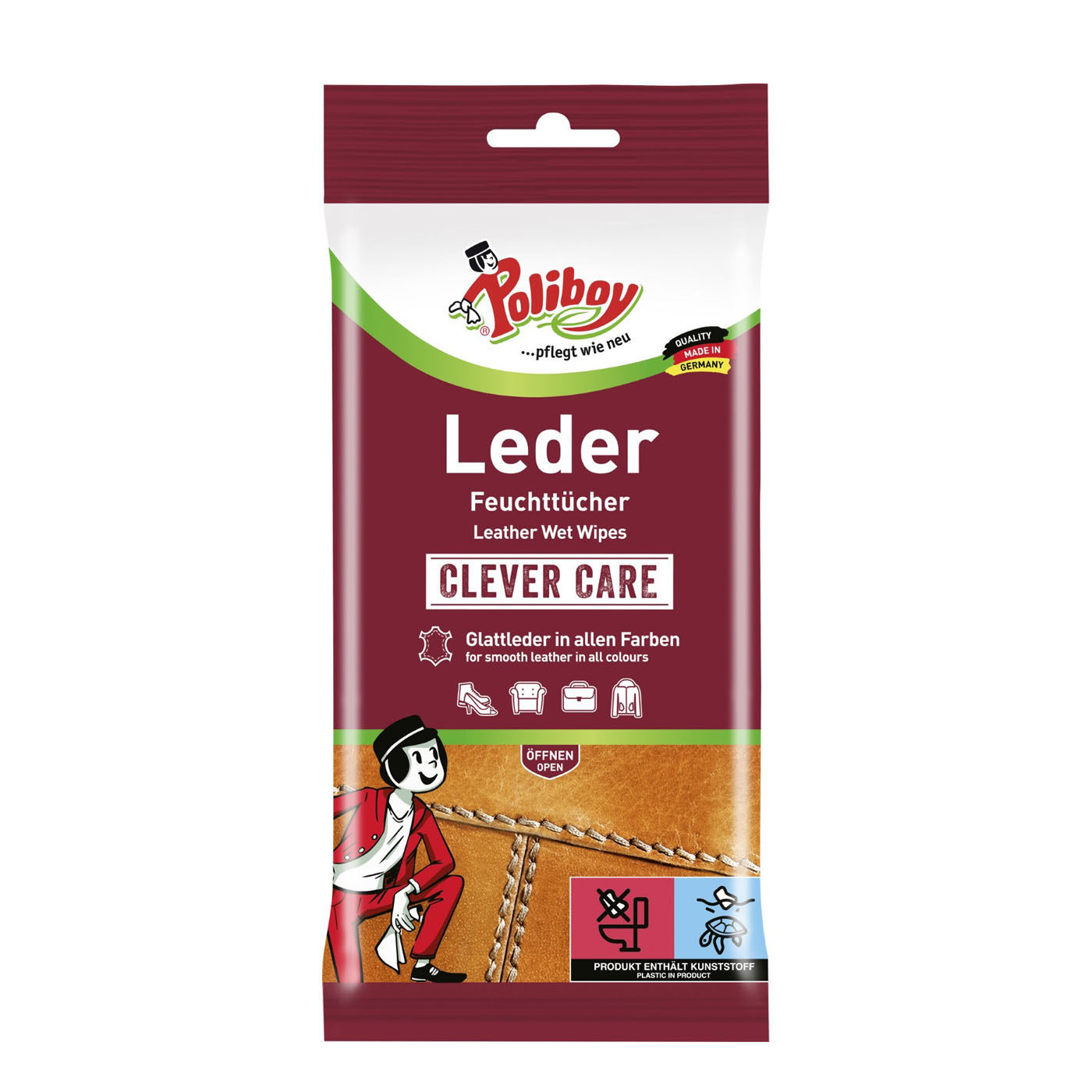 POLIBOY LEDERPFLEGE FEUCHTTÜCH