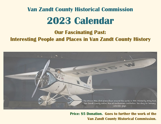 Home | Van Zandt County Historical Commission