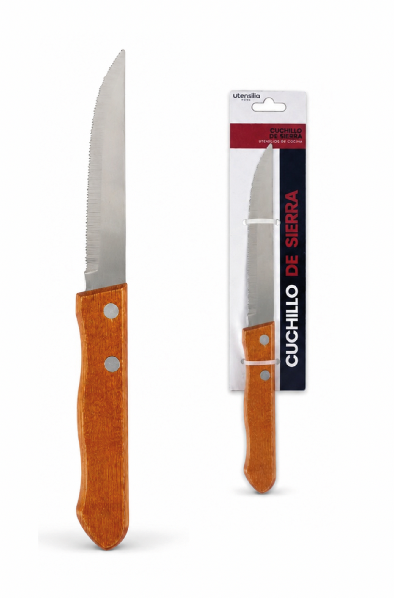 CUCHILLO DE SIERRA MANGO MADERA - 24 UD