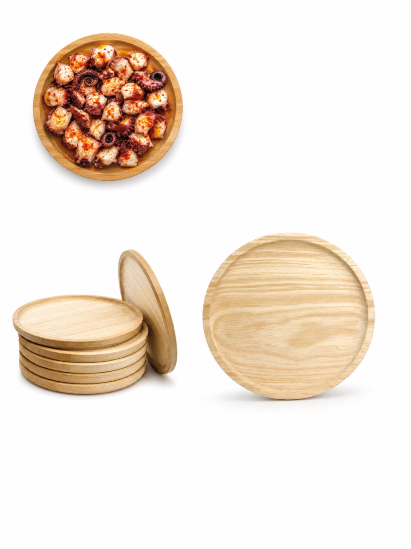 PLATO PULPO 20cm - 6 UD