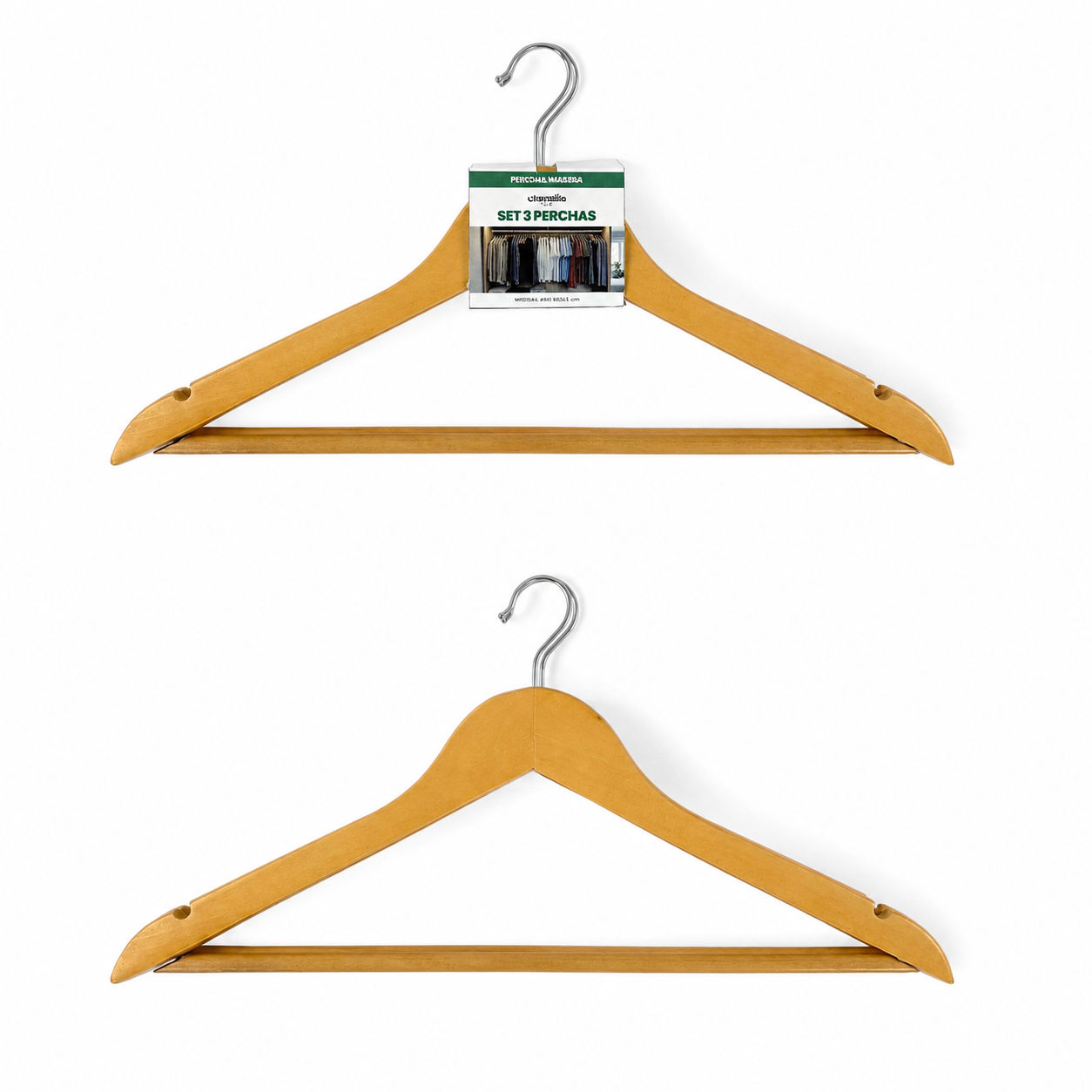PERCHA MADERA ABRIGO - 1 UD