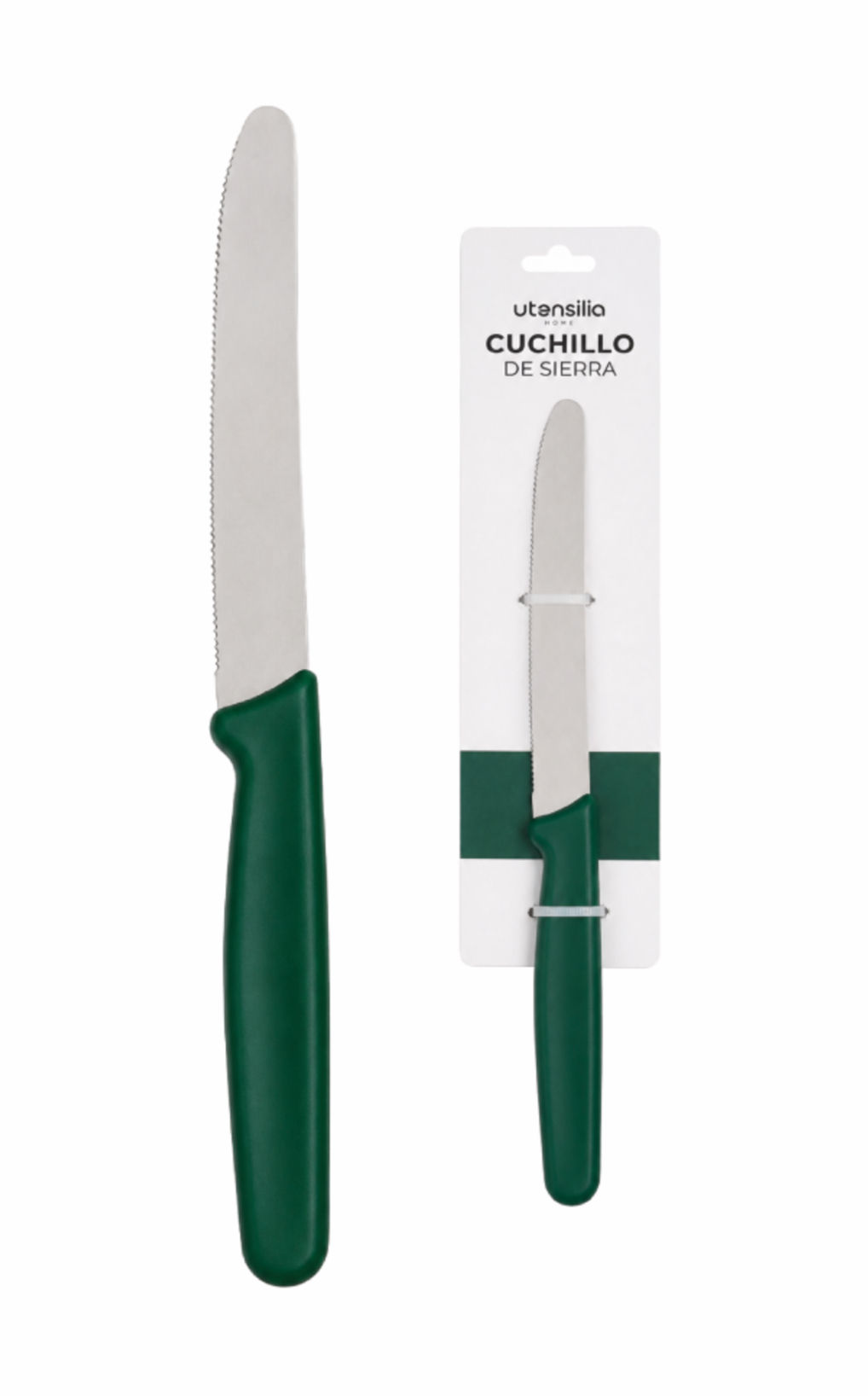 CUCHILLO DE SIERRA MANGO PLASTICO - 12 UD