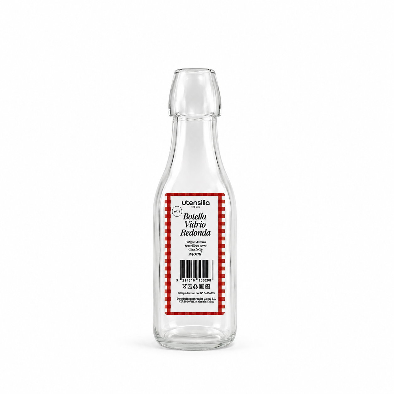 BOTELLA REDONDA - 250 ml