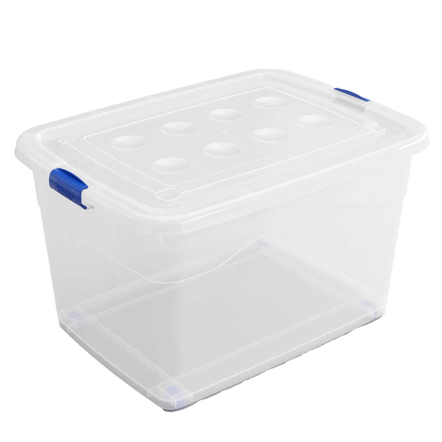CAJA DE PLÁSTICO CON RUEDAS - 63,5x47x39cm - 71 Litros