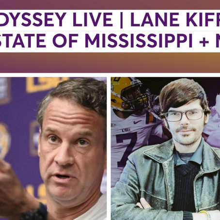 LSU ODYSSEY LIVE | LANE KIFFIN VS THE STATE OF MISSISSIPPI 