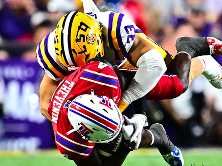 LSU GRAB 2ND WIN BEHIND SLOPPY OFFENSE & 2ND STRAIGHT DEFENSIVE MASTERCLASS TO BEAT LA TECH 23-7