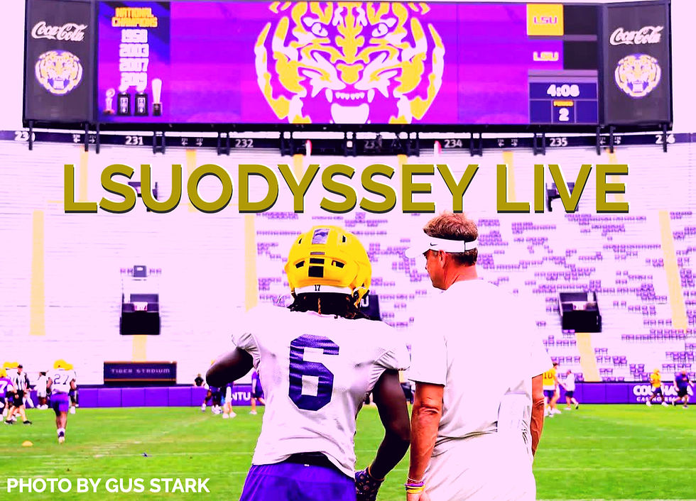 LSU ODYSSEY LIVE | THE FUTURE OF COLLEGE FOOTBALL | WHO REALLY STOOD OUT IN SPRING??? (LIVE TONIGHT @ 6 CENTRAL)