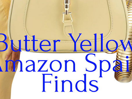 Butter Yellow Amazon Spain Finds: Chic Summer Staples