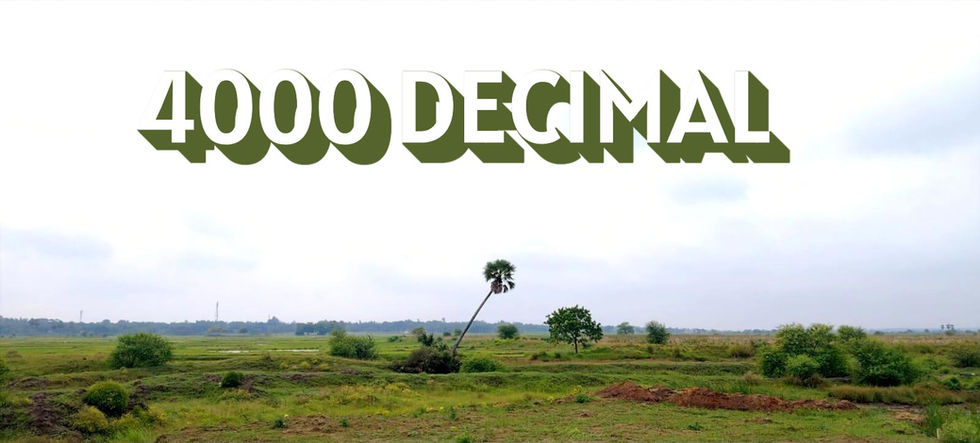 1000 Decimal text over green landscape with trees and ApnaJagah view.