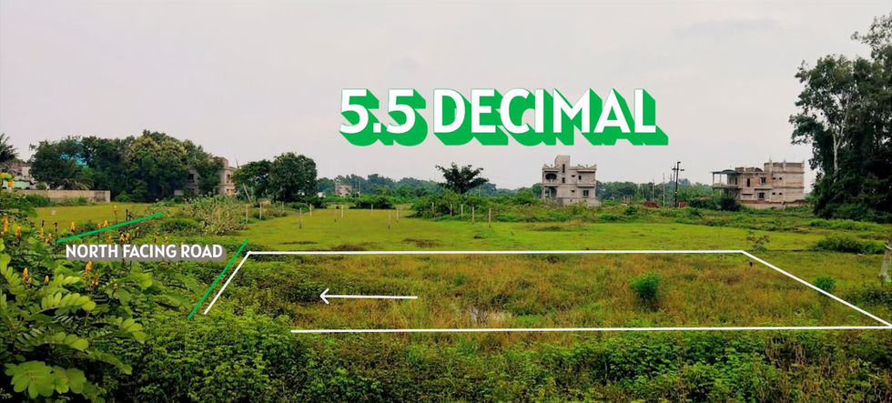 5.5 DECIMAL land for sale in Balasore City with beautiful field views.