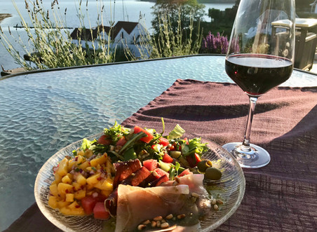 Sommersalat med spekemat