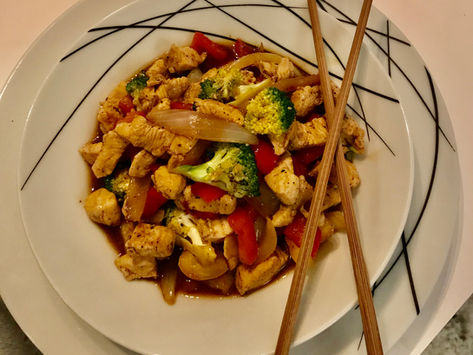 Thaikylling i peppersaus