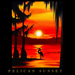 Pelican Sunset