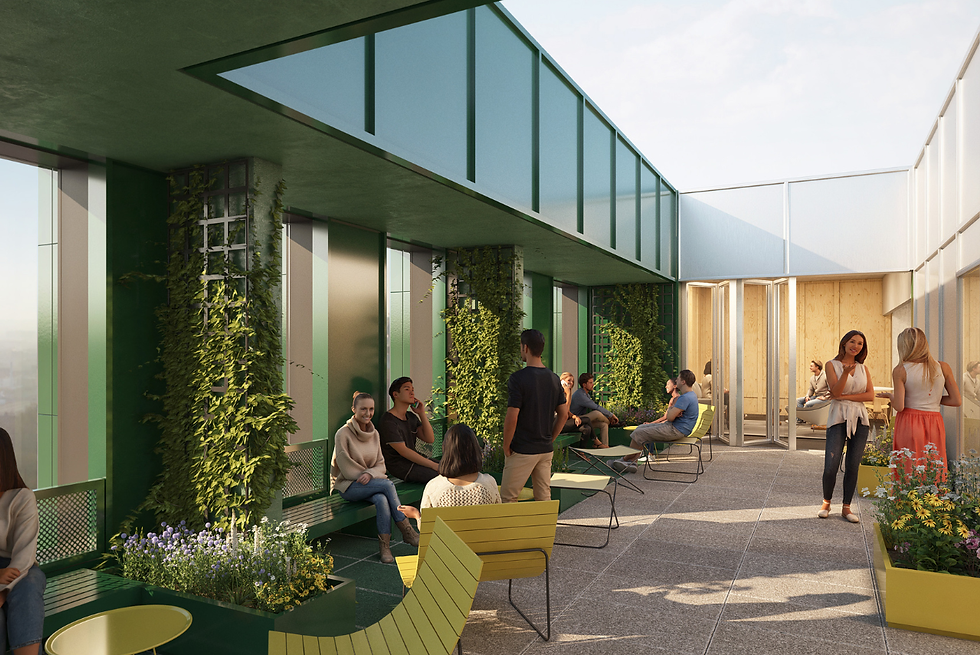 Facade engineering team photo outside Henriksen Studio offices in London