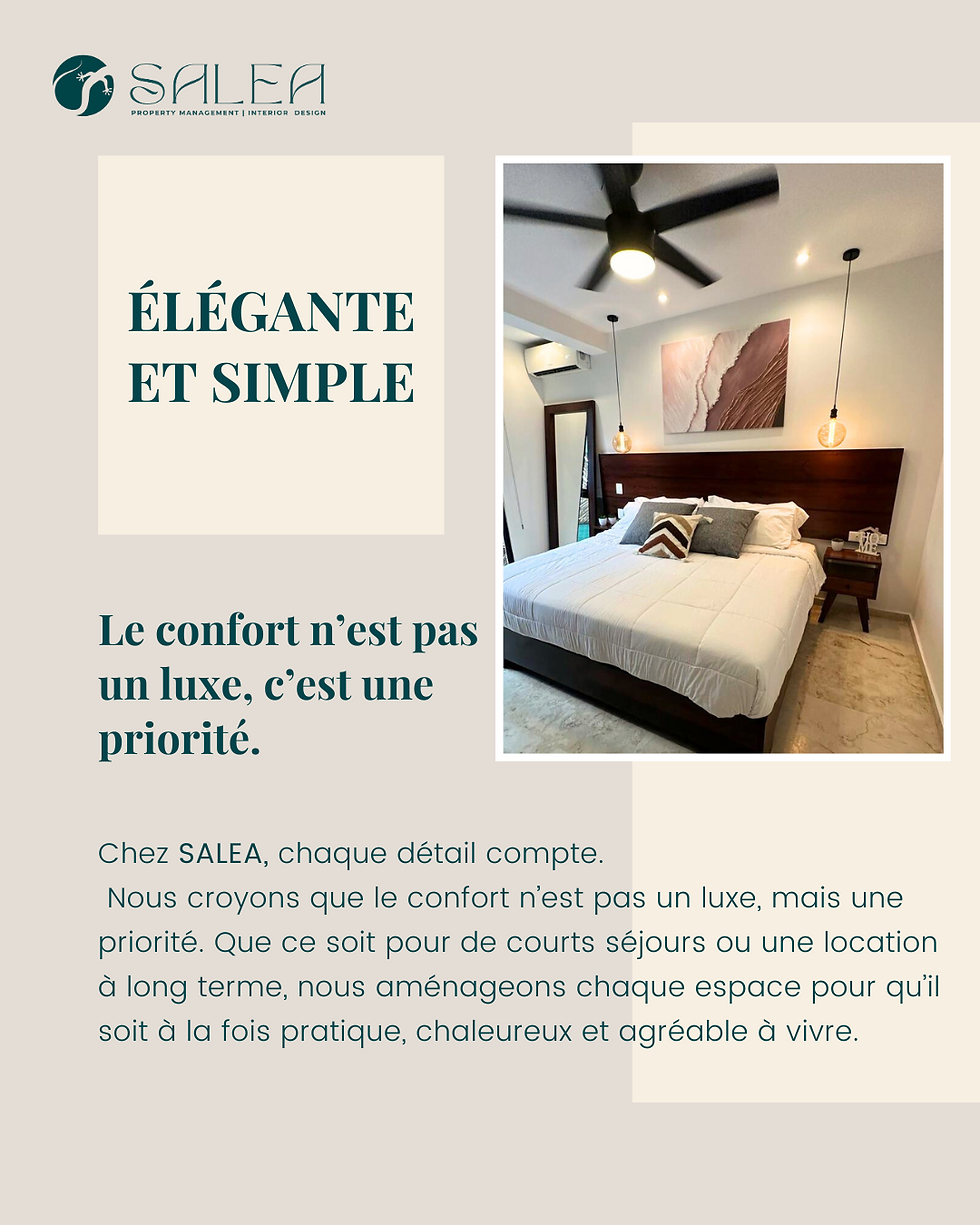 Meubler avec confort