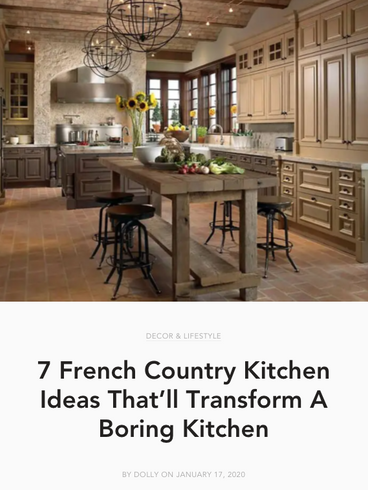 7 French Country Kitchen Ideas That'll Transform a Boring Kitchen