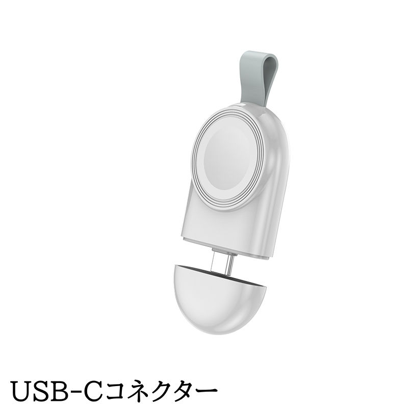 サムネイル： アップルウォッチ 充電器 マグネット式 コードレス Type C USB A Apple Watch コードレス USB-C 磁気充電器 Apple Watch