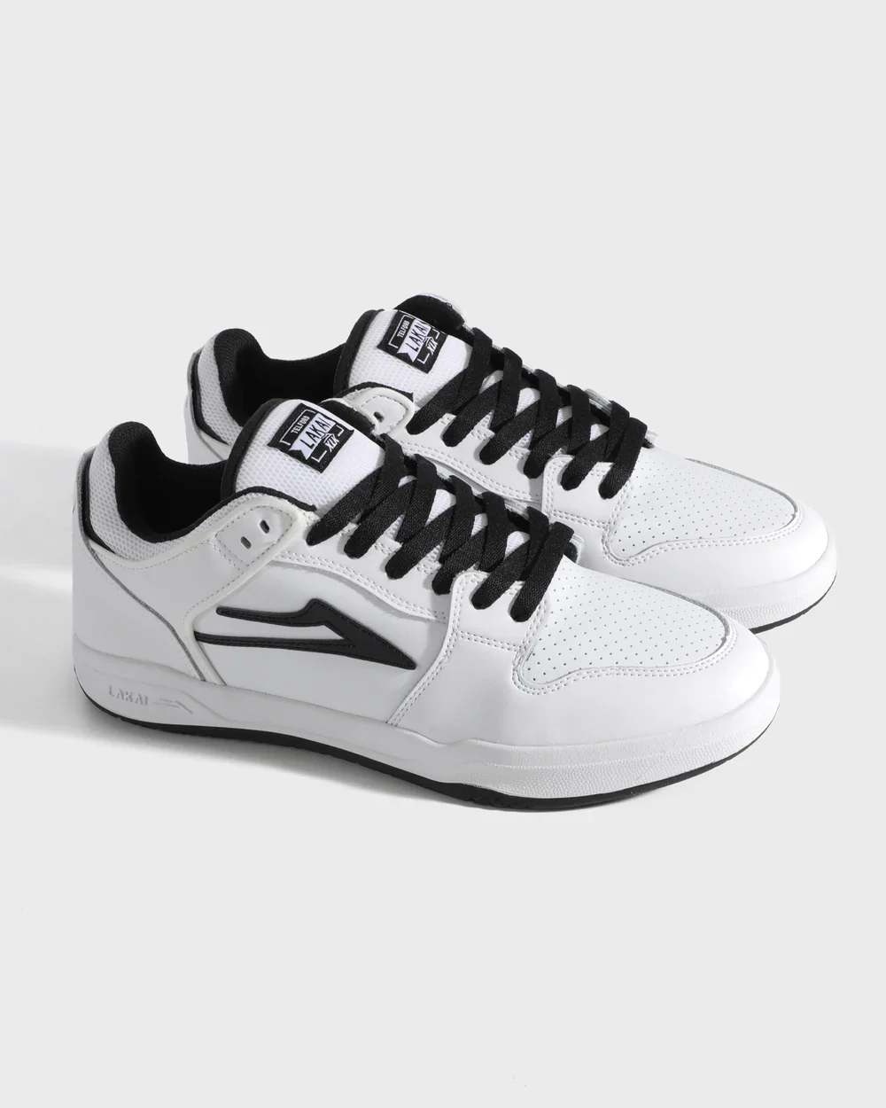 Lakai Telford Low Weiss/Schwarz Leder