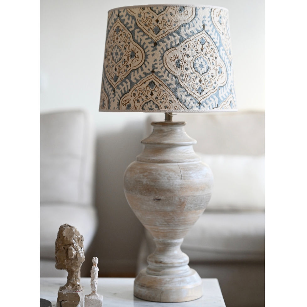 Miniatyrbilde: Lampe BRAXTON -White wash