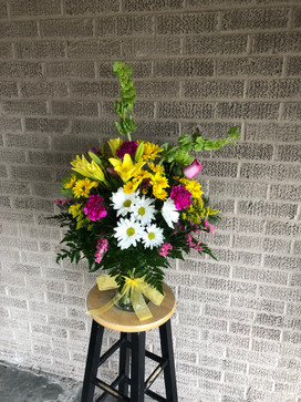 Baby Girl Fresh Floral Arrangement