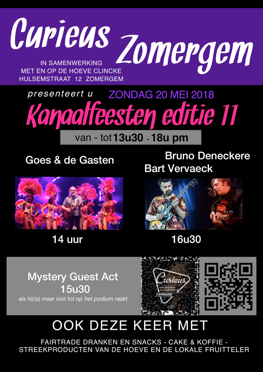 Affiche Kanaalfeesten editie 11 Curieus Zomergem