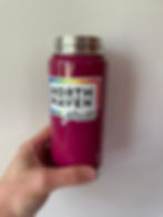 North Haven Pride sticker on water bottle