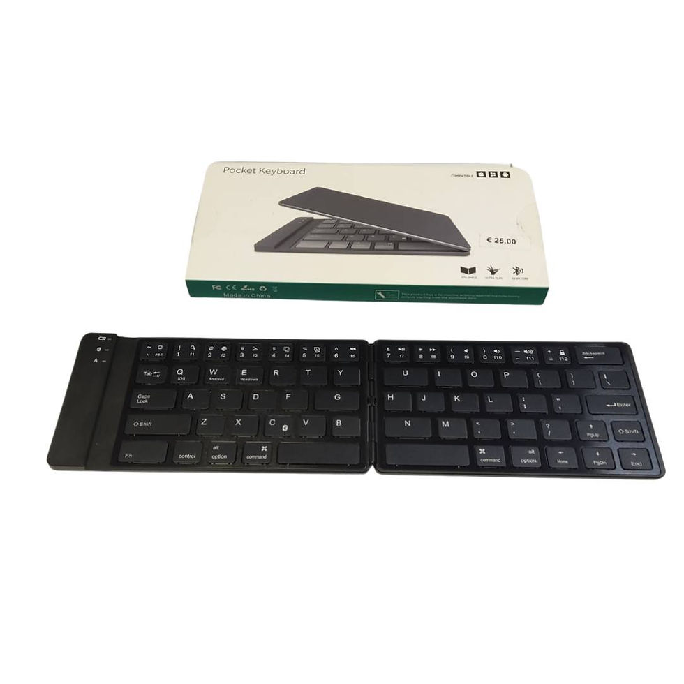 Thumbnail: Bluetooth Keyboard Portable Pocket Size Keyboard