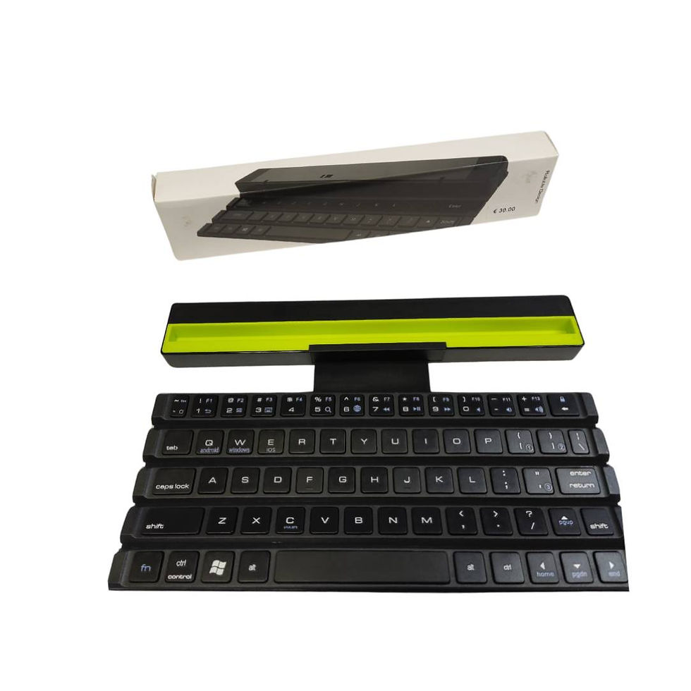 Thumbnail: R4 Portable Rollable Arc Full-Keyboard HID Bluetooth Keyboard
