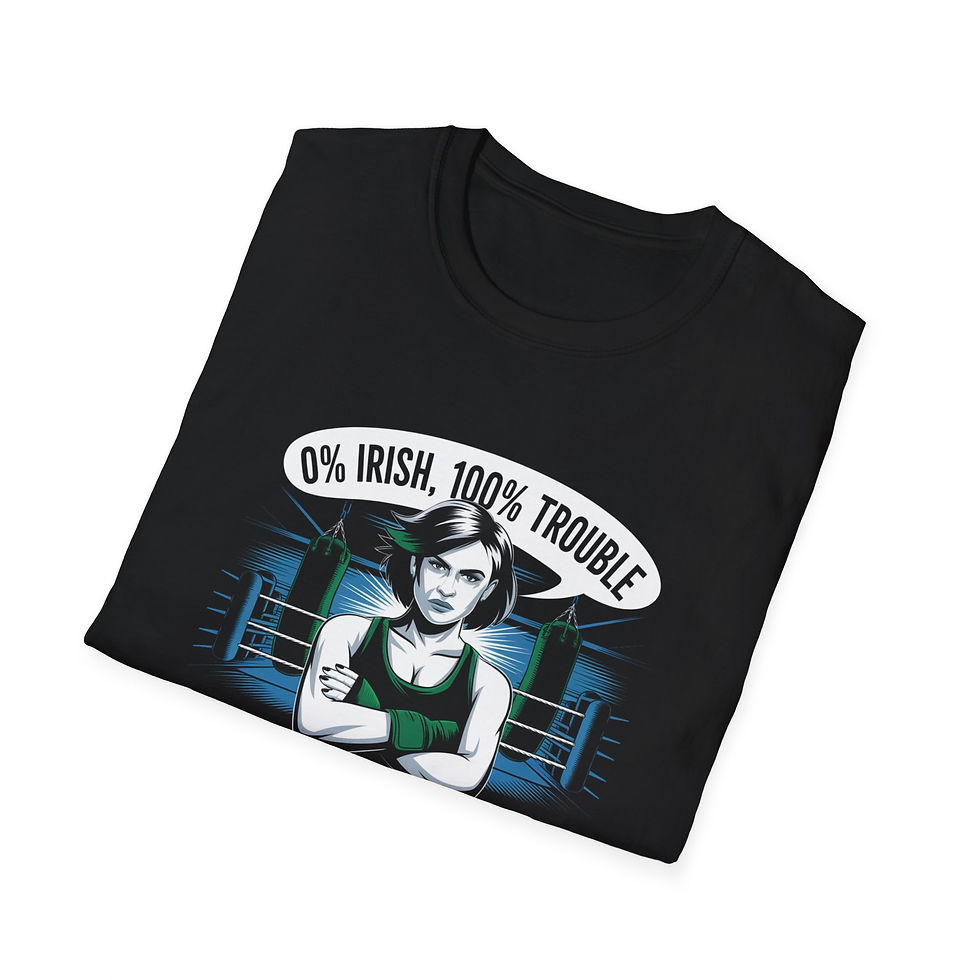 Thumbnail: 100% Trouble, Legacy Boxing Softstyle T-Shirt
