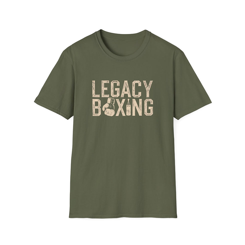 Thumbnail: Legacy Boxing Unisex Softstyle T-Shirt - Perfect for Boxing Enthusiasts