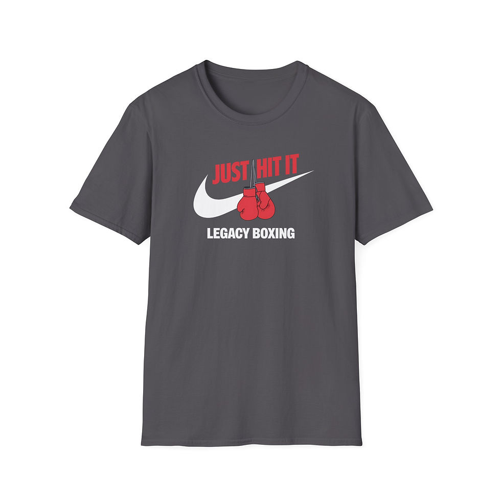 Thumbnail: Just Hit It Boxing T-Shirt | Unisex Softstyle Tee for Fighters 