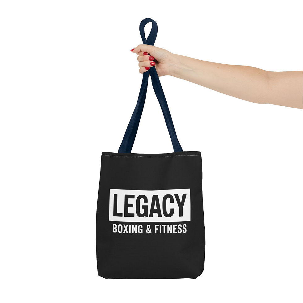 Thumbnail: Legacy Boxing & Fitness Tote Bag — Gym Canvas Tote, Workout Gear Carrier