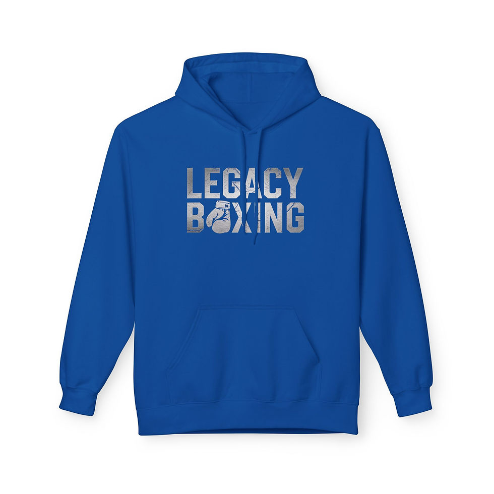 Thumbnail: Legacy Boxing Unisex Fleece Hoodie - Stylish Midweight Sportswear 