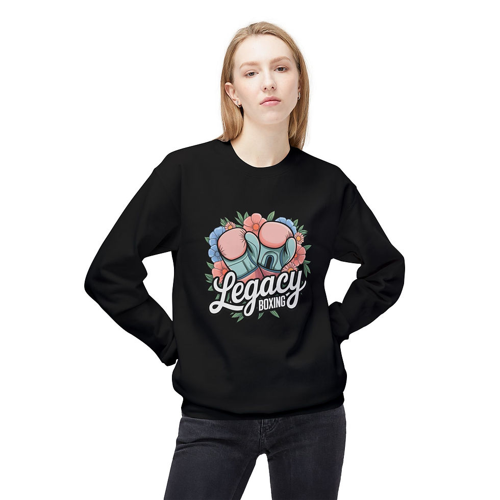 Thumbnail: Legacy Boxing Crewneck Sweatshirt - Midweight Fleece for Comfort & Style