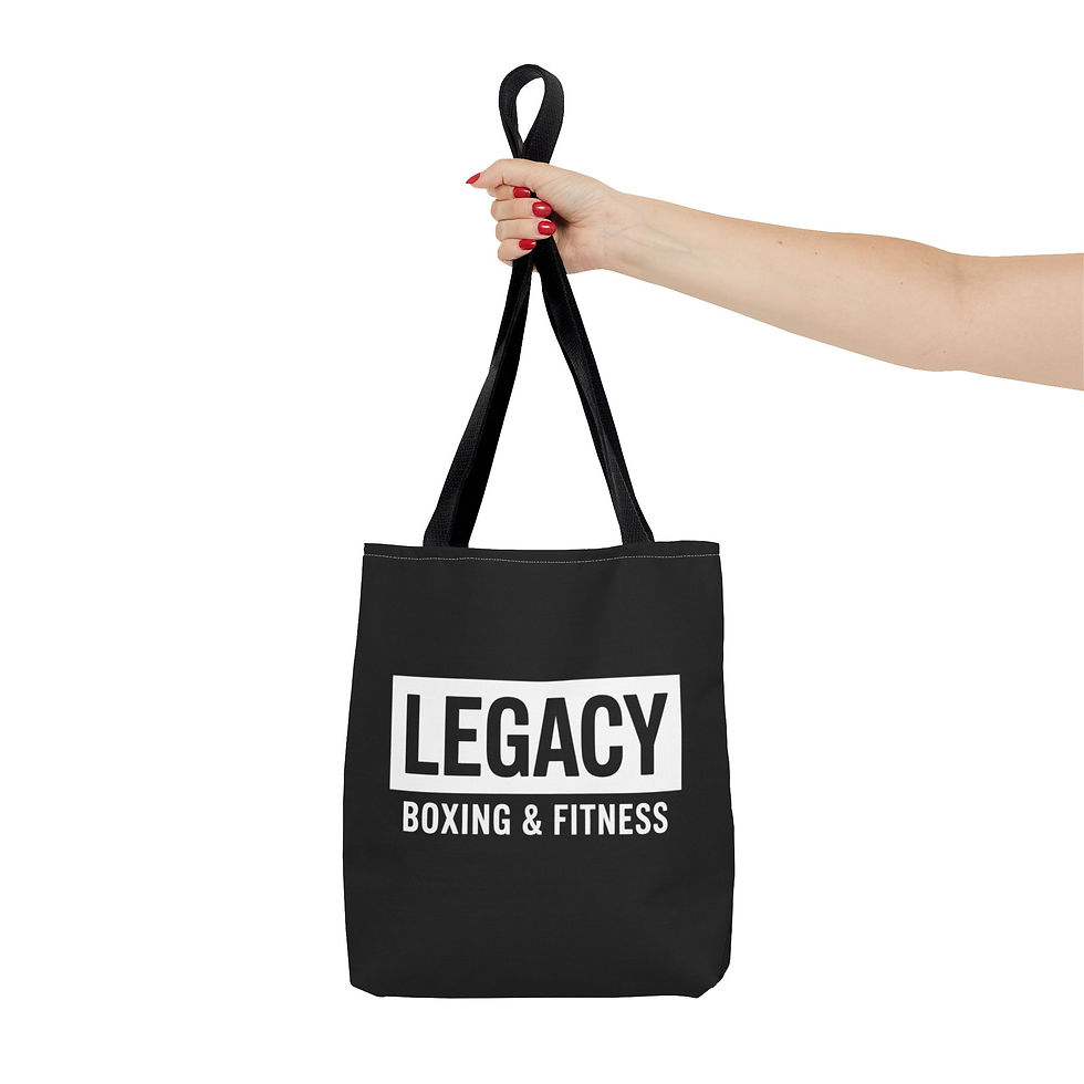 Thumbnail: Legacy Boxing & Fitness Tote Bag — Gym Canvas Tote, Workout Gear Carrier