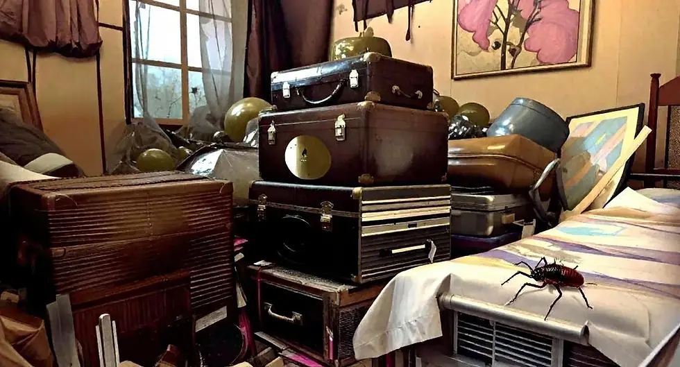 Messy Room w/ Bugs... 