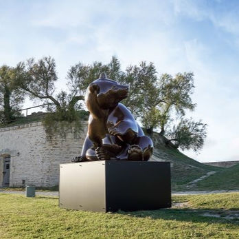 Exposition d'oeuvres monumentales du sculpteur animalier Michel BASSOMPIERRE