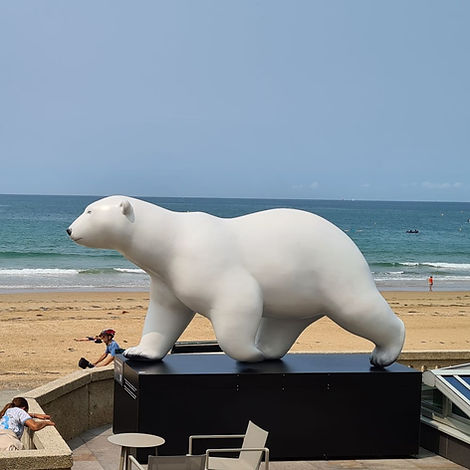 "191 Le Phoque n°1"du sculpteur animalier Michel BASSOMPIERRE