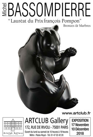 Exposition Michel BASSOMPIERRE à la galerie Artclub Paris